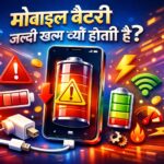 मोबाइल बैटरी जल्दी खत्म क्यों होती है, smartphone battery drain problem, mobile battery saving tips in hindi, battery draining fast causes and solutions